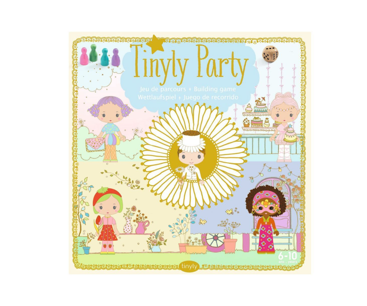 Djeco Tinly Party – Juego de recorrido creativo para niñas de 6 a 10 años