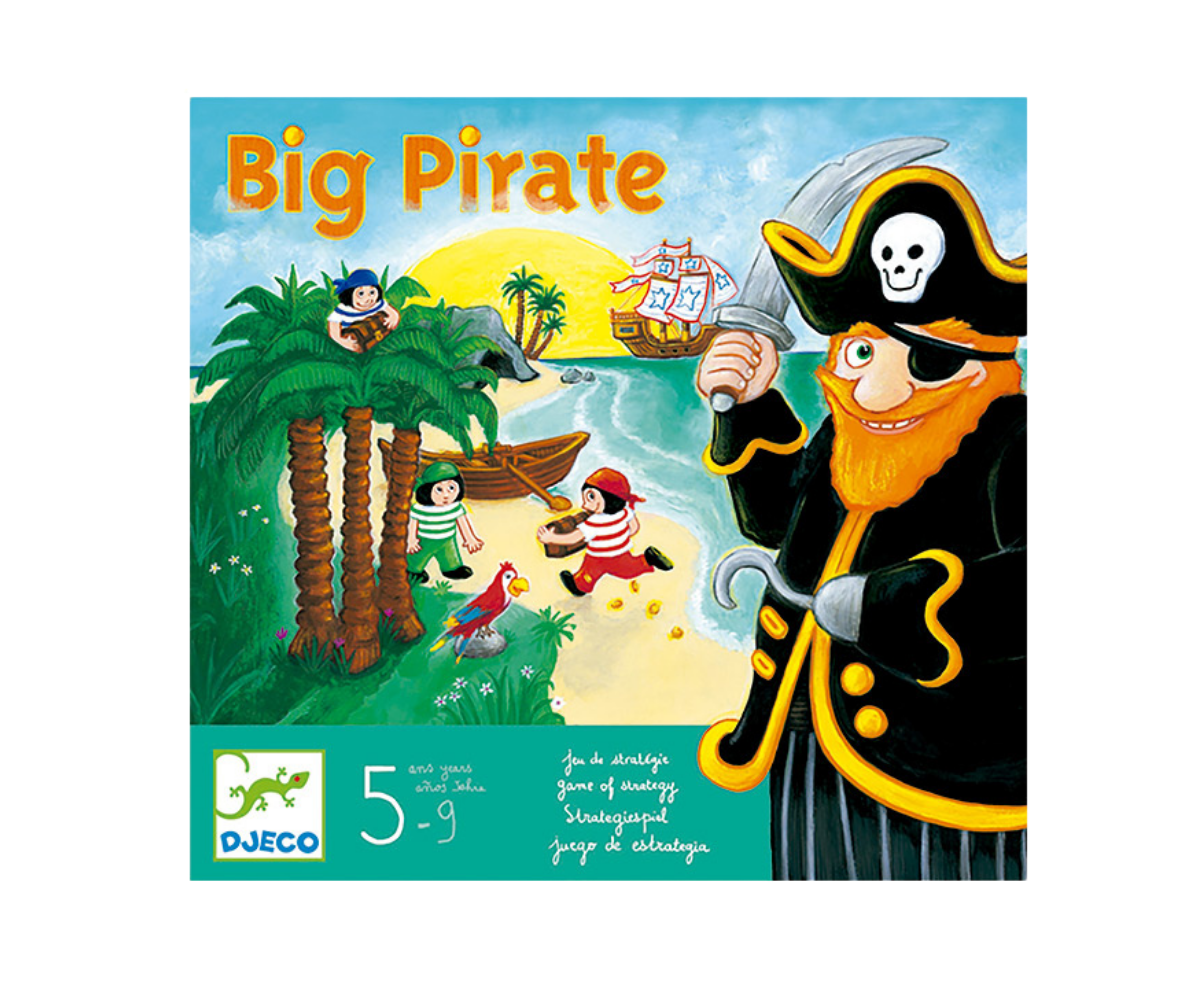 Djeco Big Pirate – Juego de estrategia para niños de 5 a 9 años