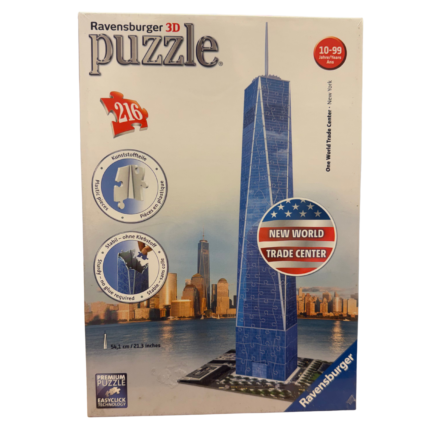 Puzzle 3D Ravensburger – New World Trade Center (216 piezas) (U)