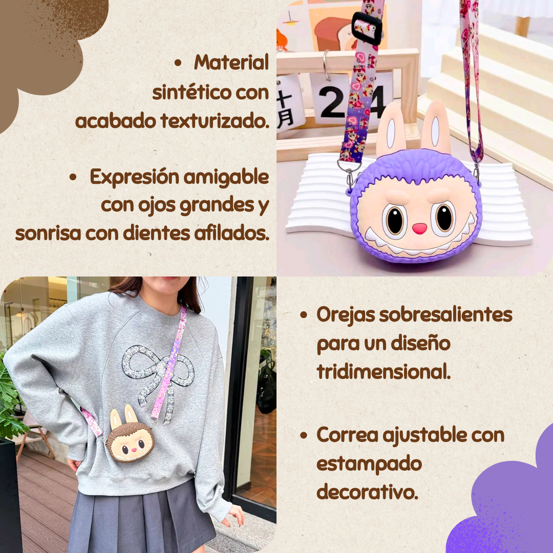 Labubu - Cartera de Silicona