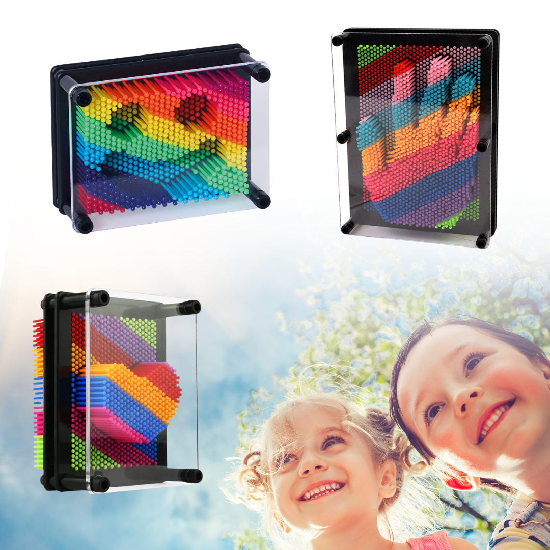 Puzzle sensorial 3D para niños Juego creativo multicolor