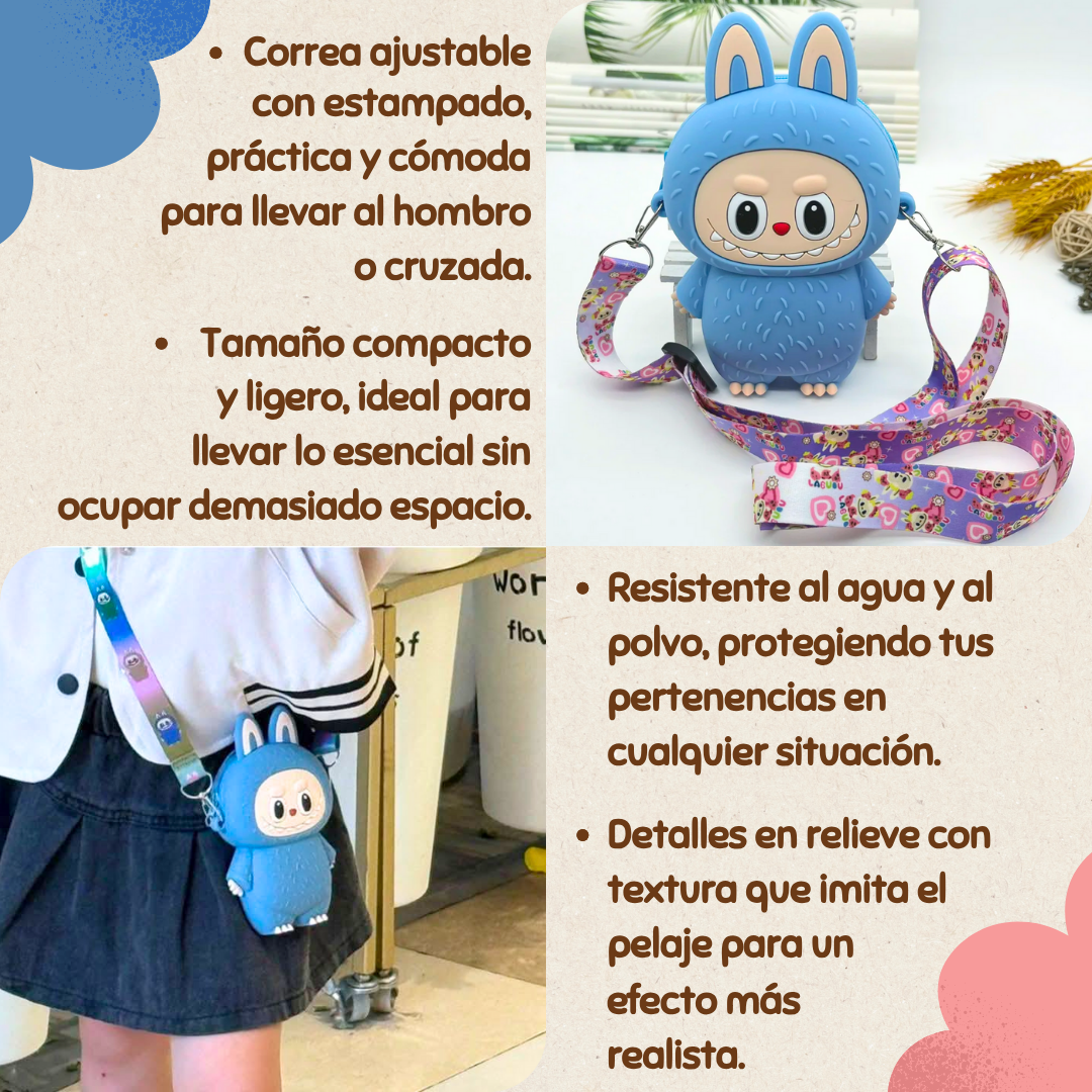Labubu Mochila de Silicona