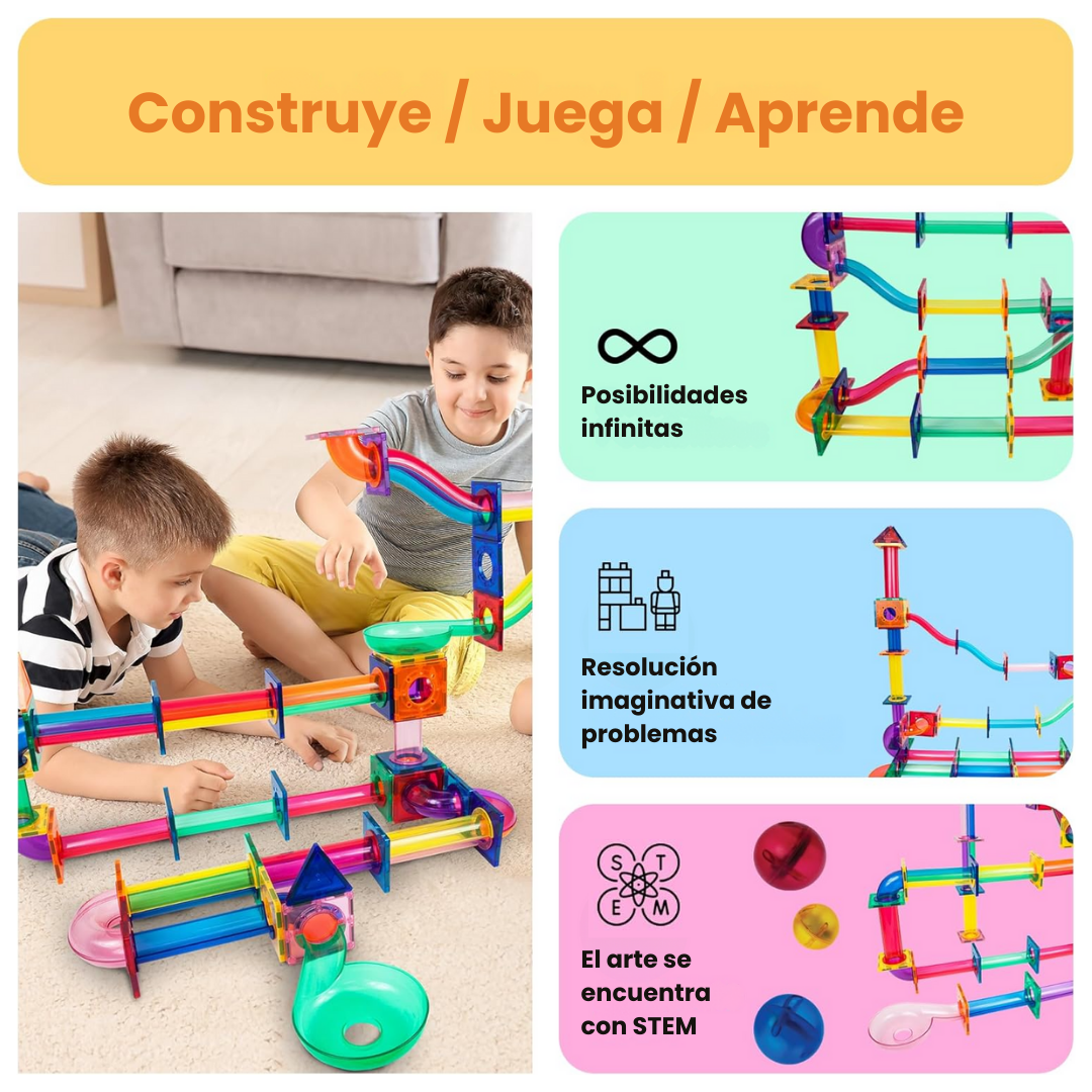 Juego - Magnetic Marble Run