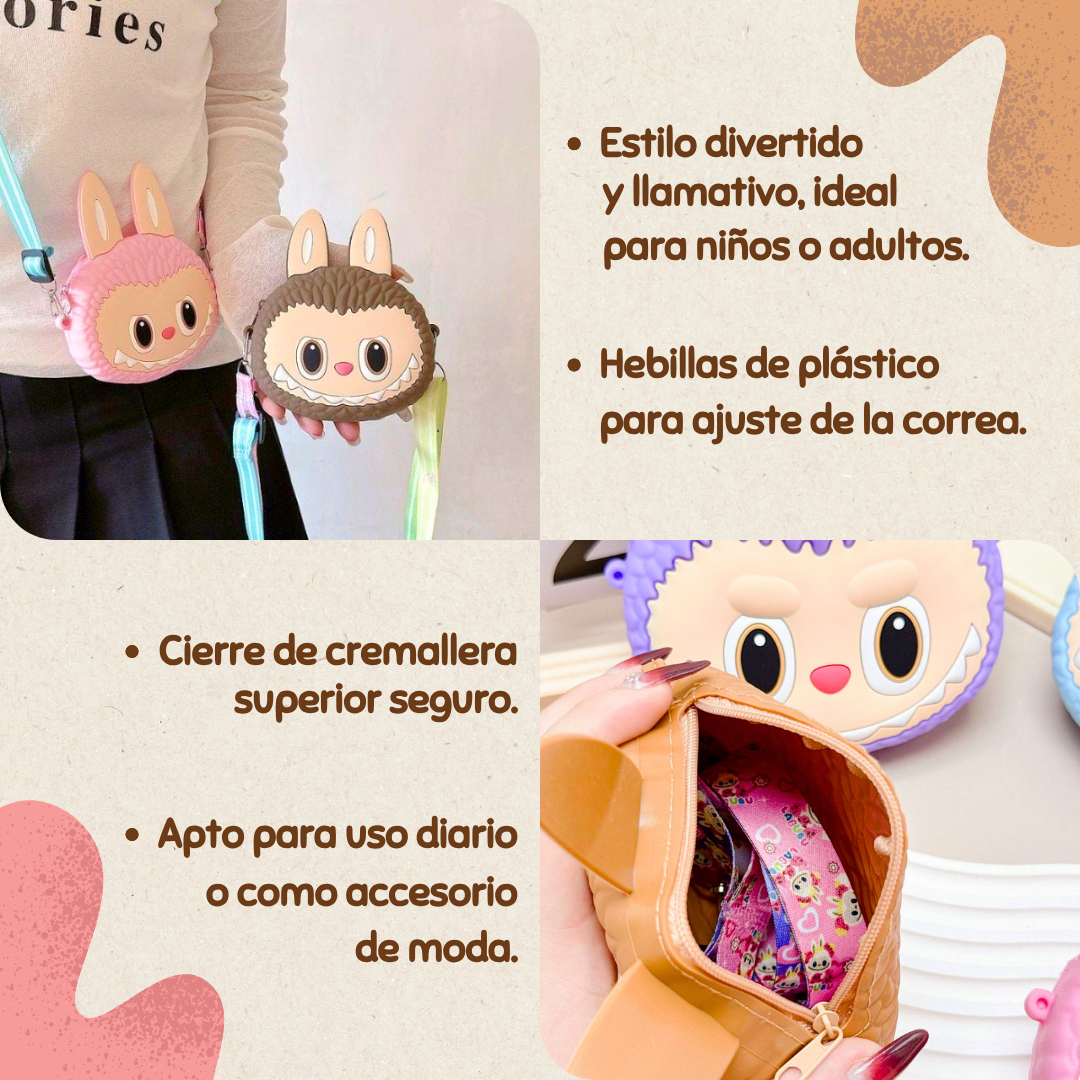 Labubu - Cartera de Silicona