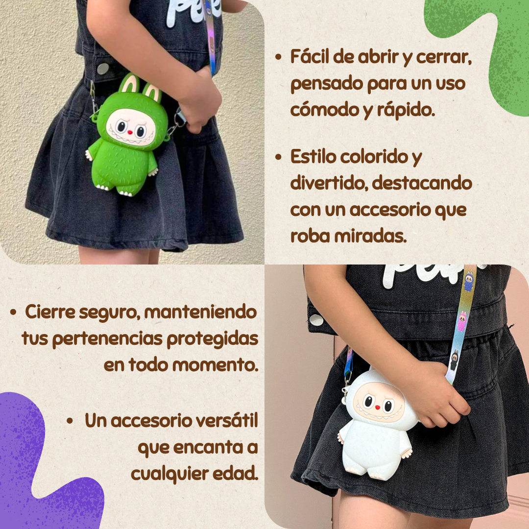 Labubu Mochila de Silicona