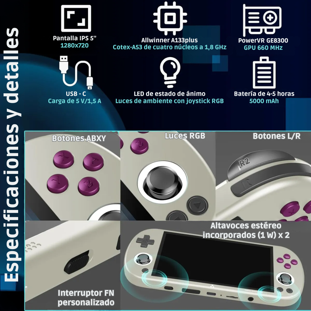 Consola Retro™ 128gb +25.000 juegos