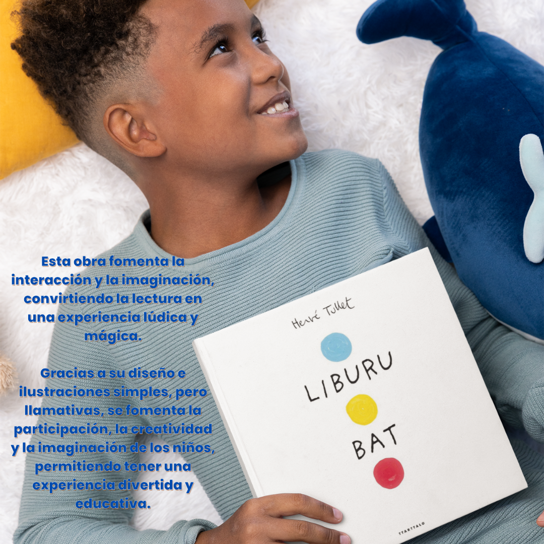 Libro interactivo “Liburu bat” en euskera – Juego, creatividad y lectura desde los 3 años