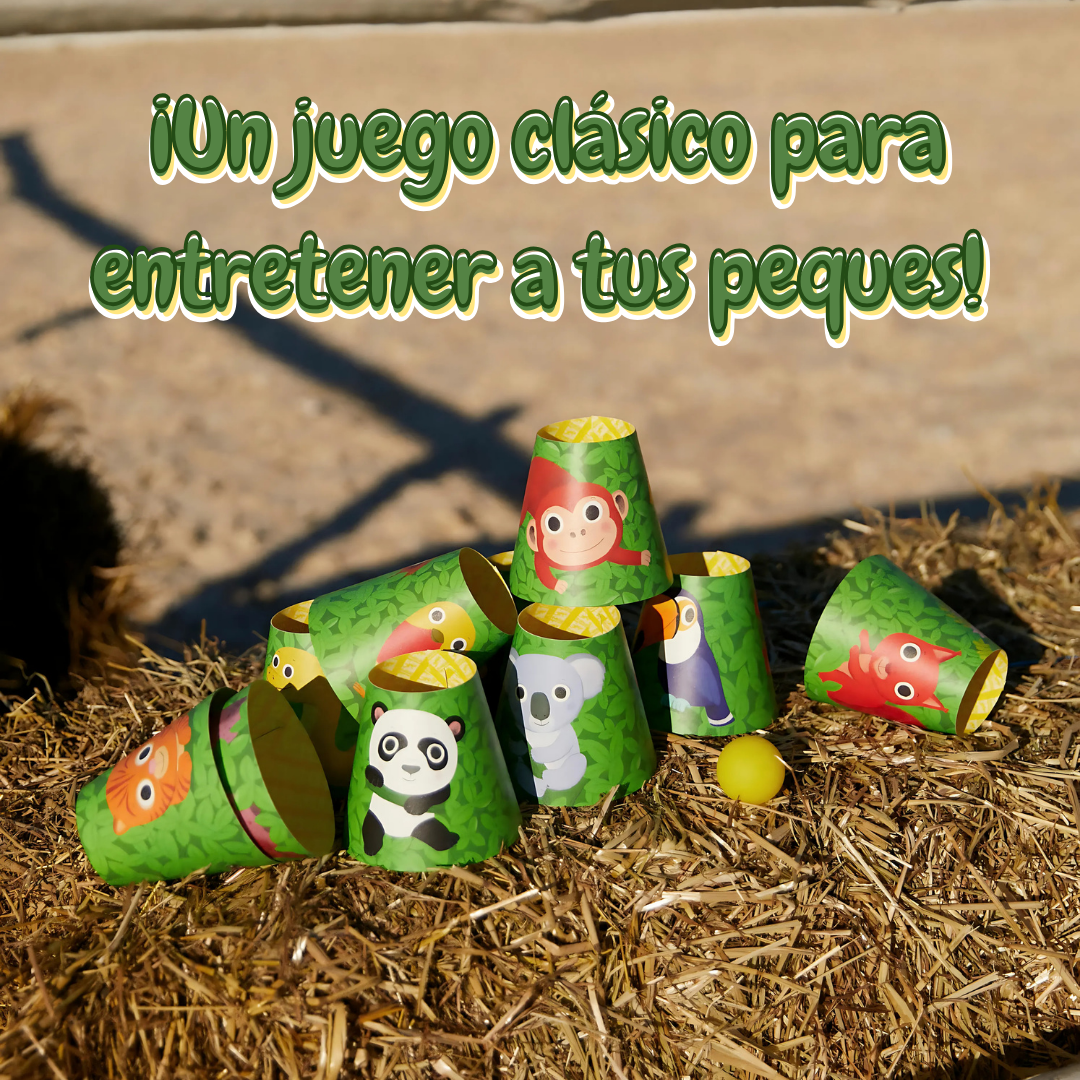 Djeco Chamboul’boum – Juego clásico de lanzar y derribar para niños (4 a 8 años)