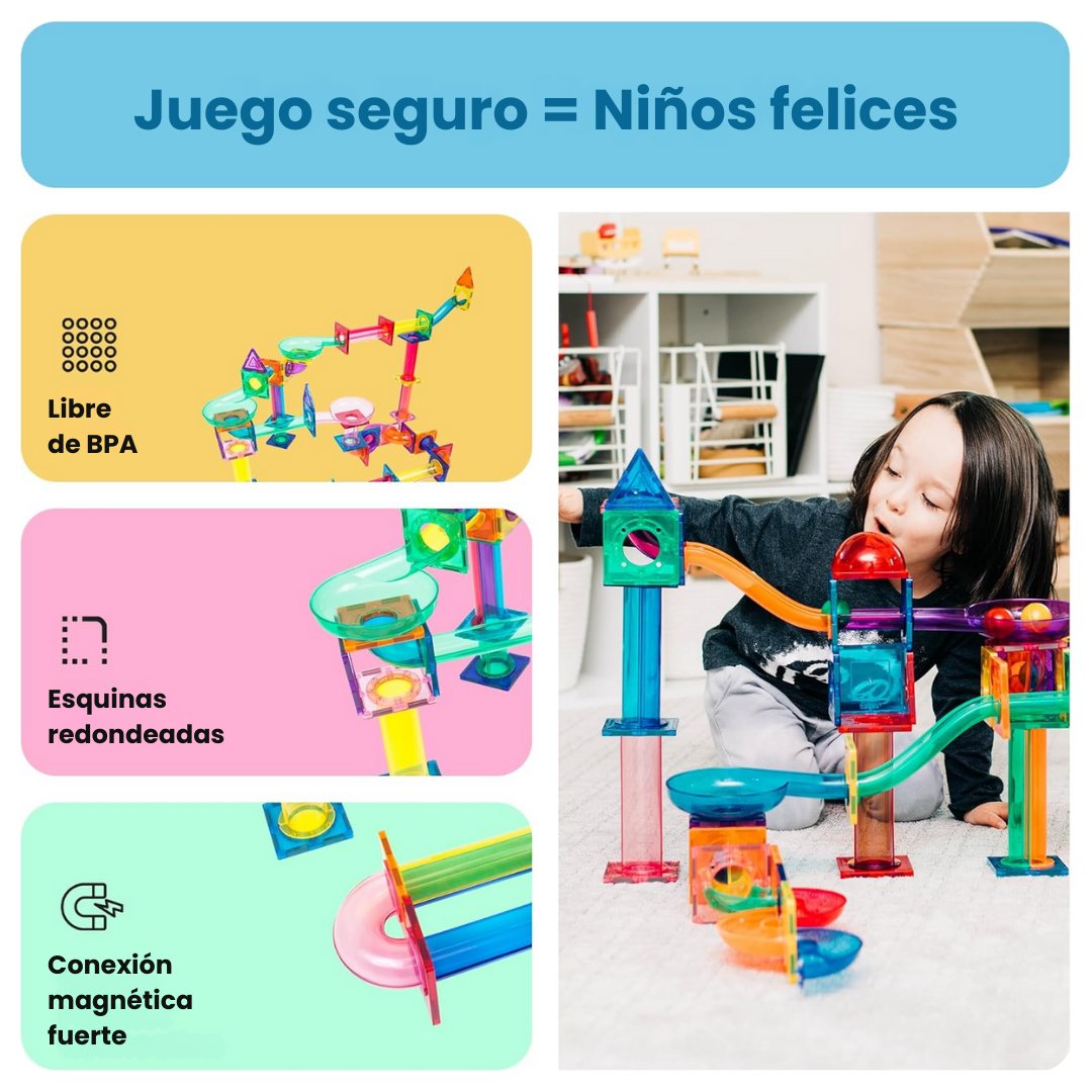 Juego - Magnetic Marble Run