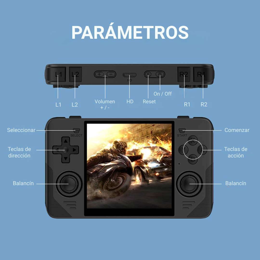 Consola Retro - R40S™ 64g +10.000 juegos
