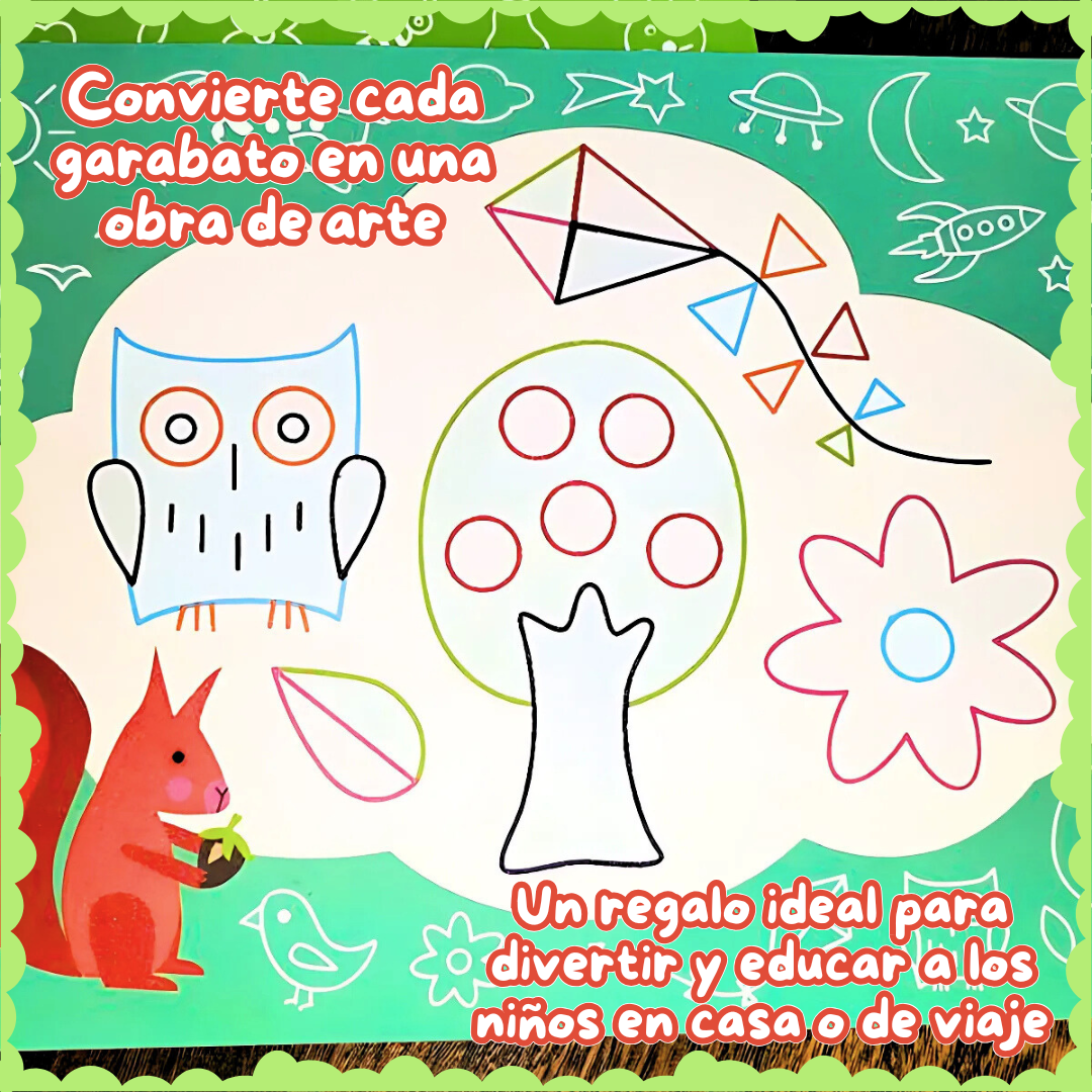 Libro Djeco de dibujos mágicos – Garabatos mágicos +18 meses