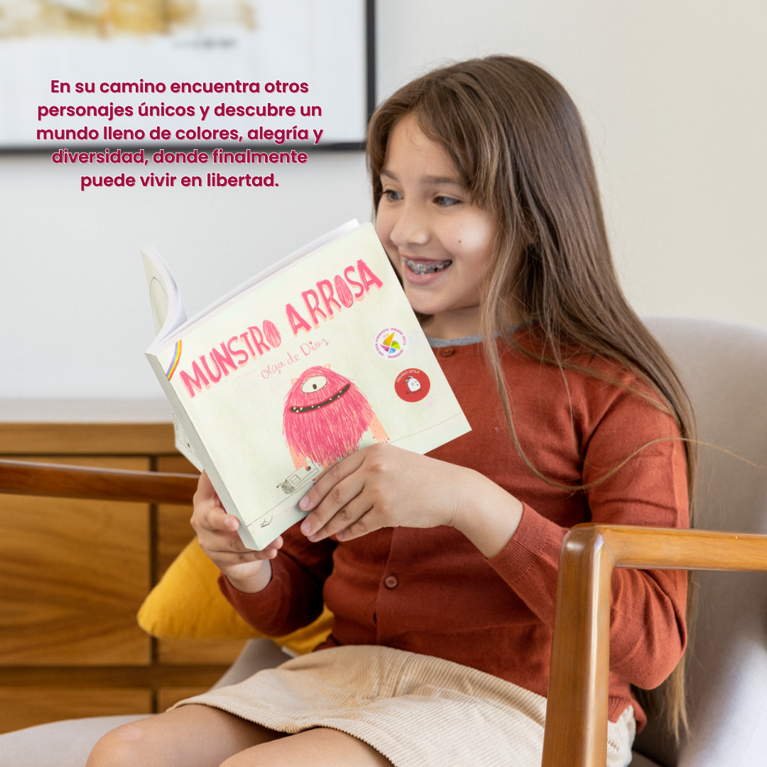 Libro “Monstruo arrosa” en euskera – Un cuento sobre diversidad, amistad y aceptación