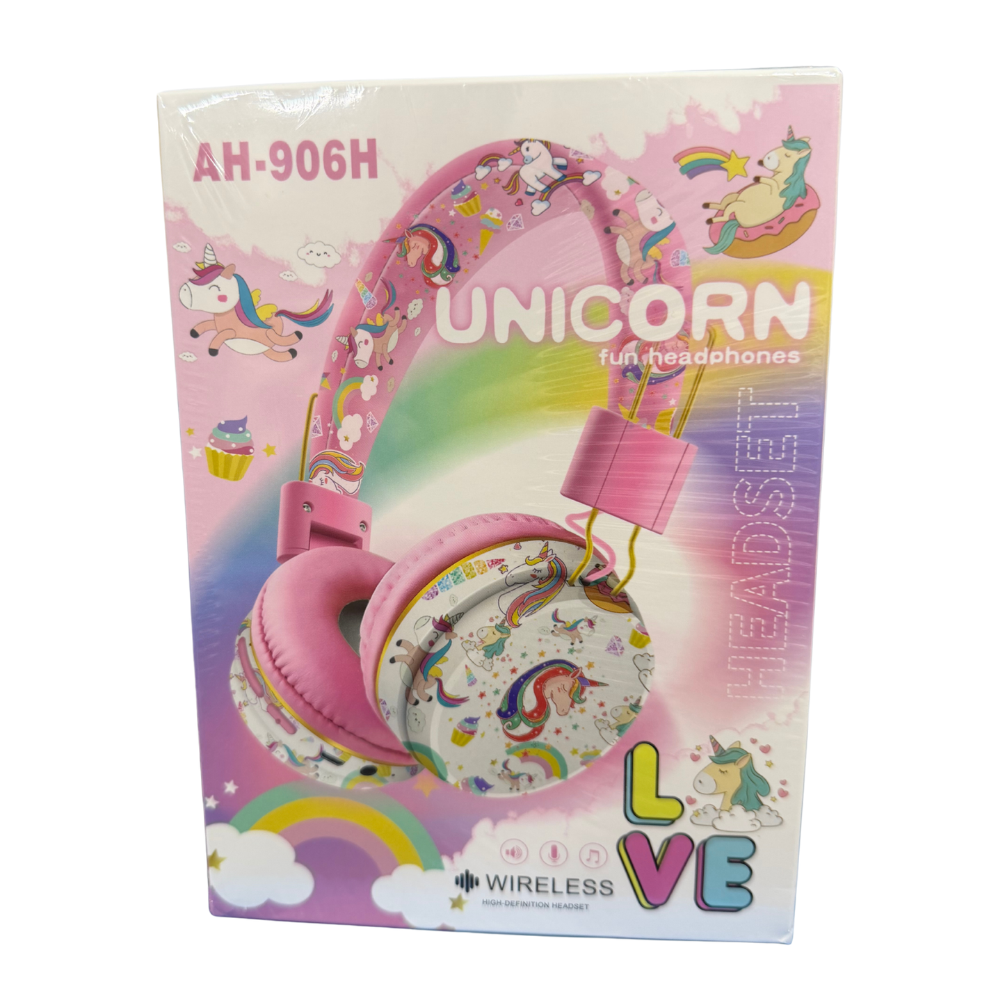 Auriculares Inalámbricos Infantiles – Diseño Unicornio (G,J)