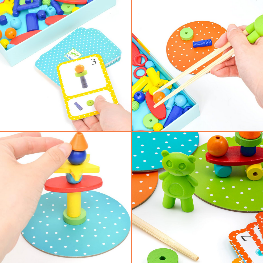 Djeco Totem Zen – Juego de construcción y equilibrio para niños a partir de 6 años
