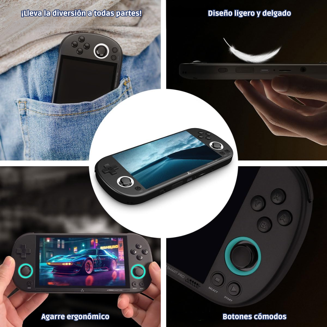 Consola Retro Portátil – 25.000 Juegos (128GB) + Pantalla HD