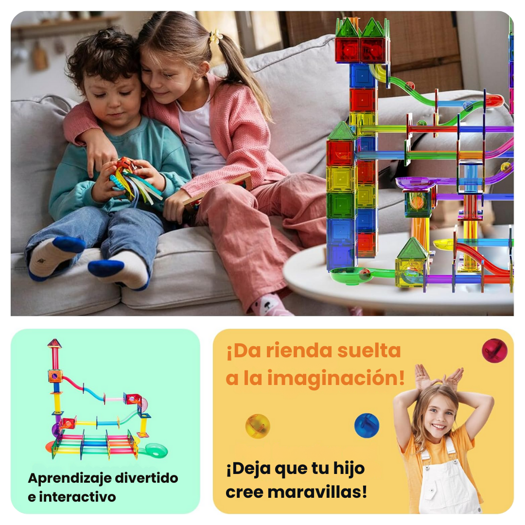 Juego - Magnetic Marble Run