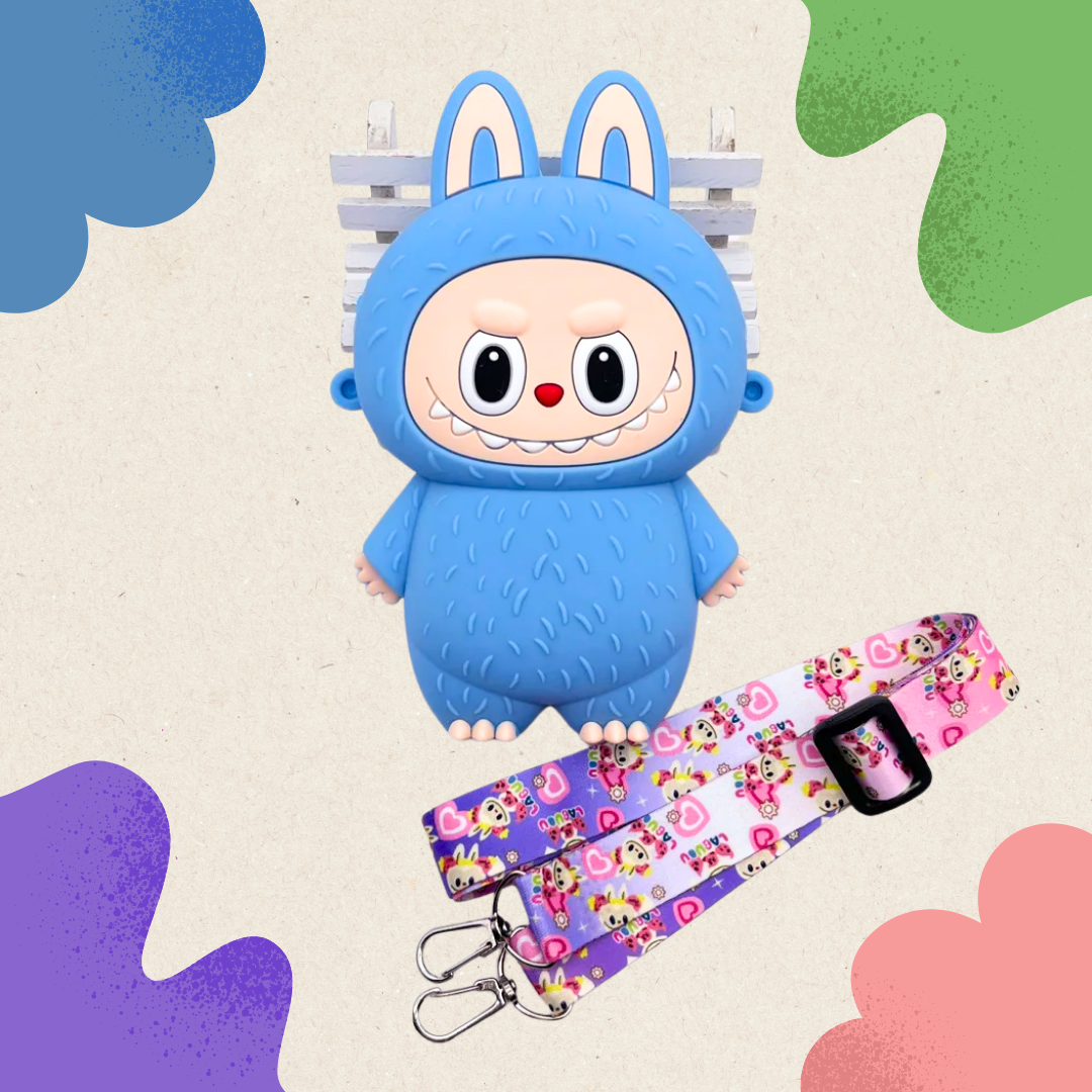 Labubu Mochila de Silicona