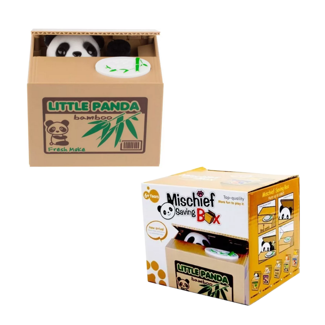 Alcancía Con Sonido Roba-monedas Panda