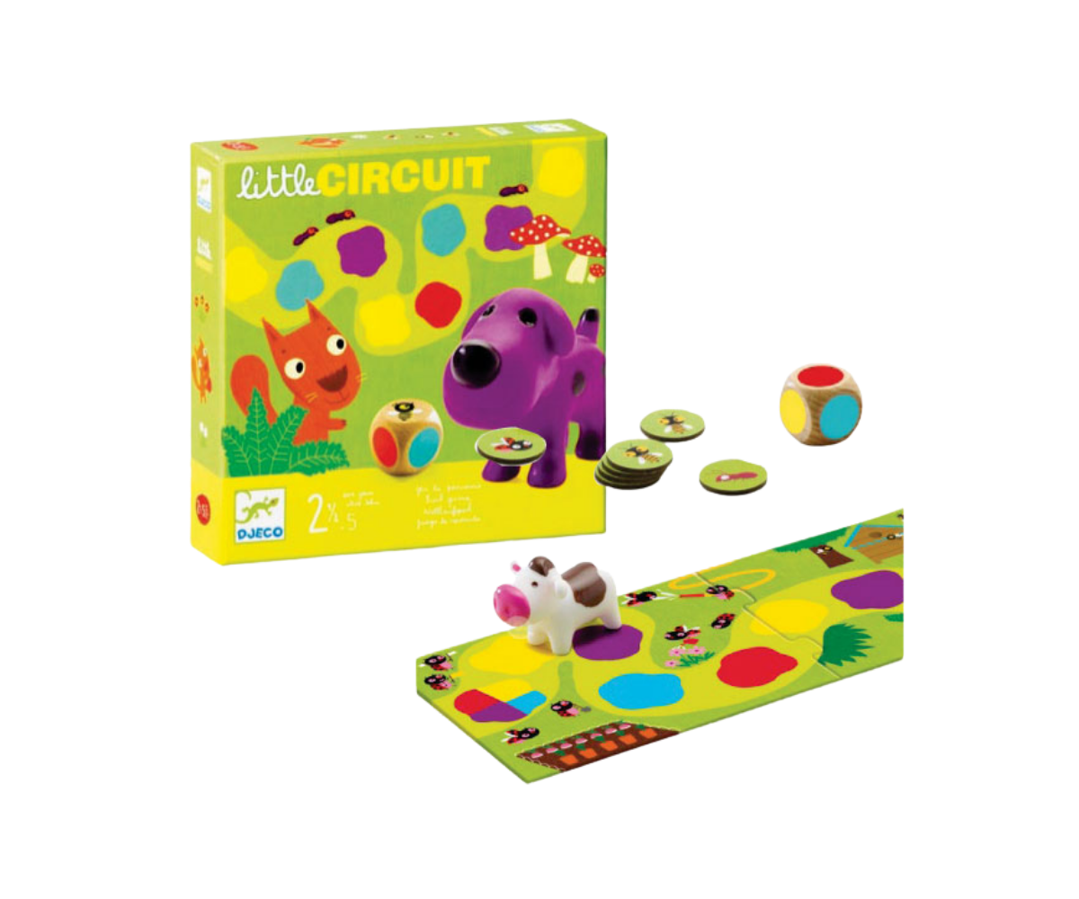 Djeco Little Circuit – Primer juego de recorrido para niños desde 2 años
