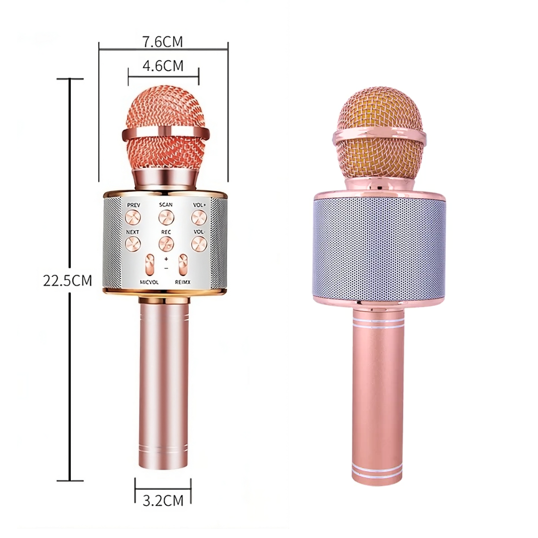 Micrófono Karaoke con Altavoz – Modelo Rojo para Niños y Niñas
