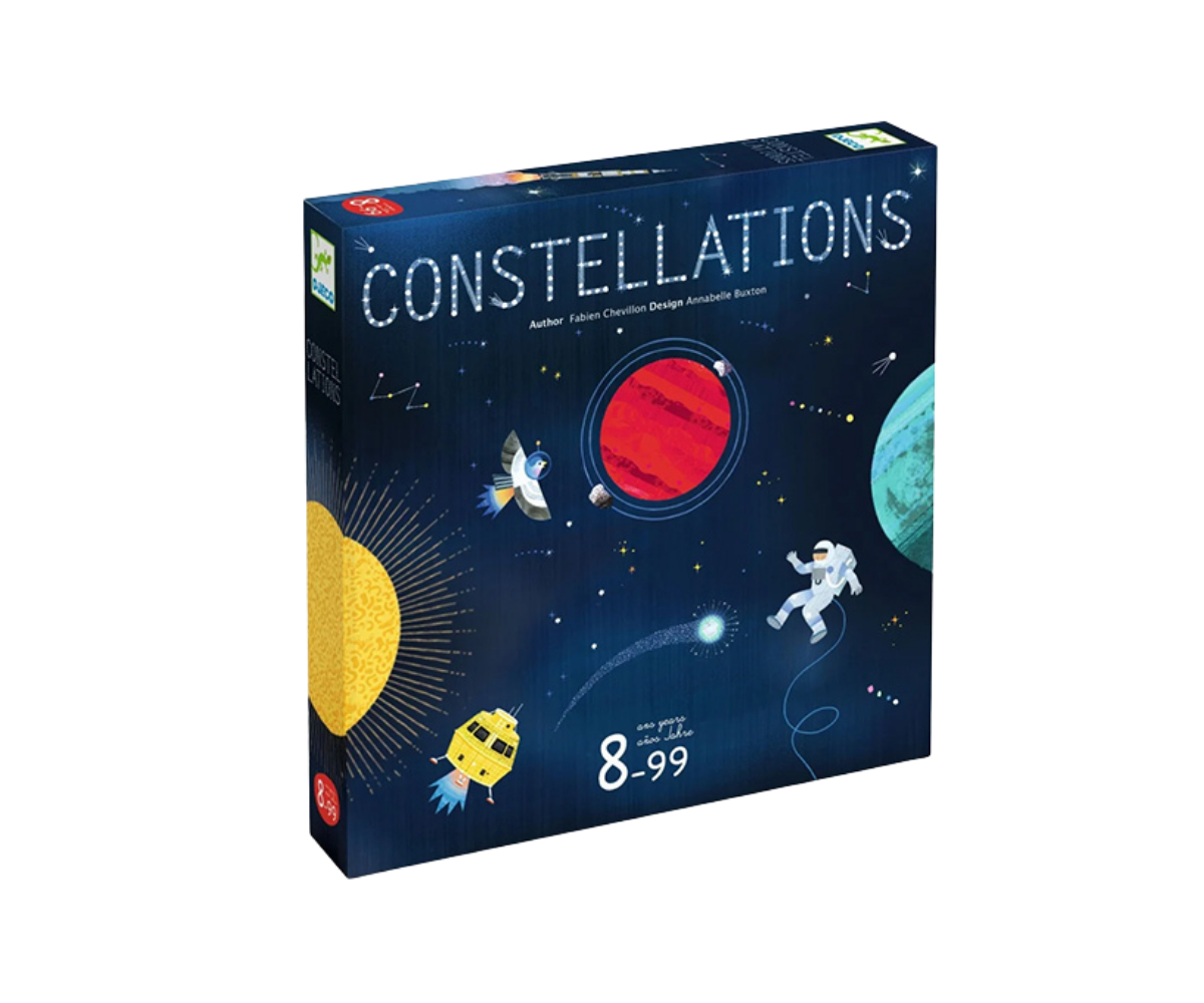 Djeco Constelaciones – Juego de cartas sobre astronomía para niños y niñas desde 8 años