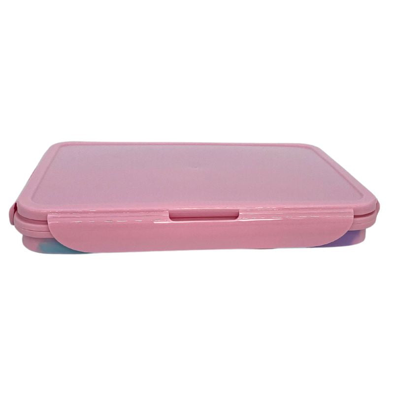 Tupper Plegable con 3 Compartimentos – Almuerzos Divertidos y Prácticos