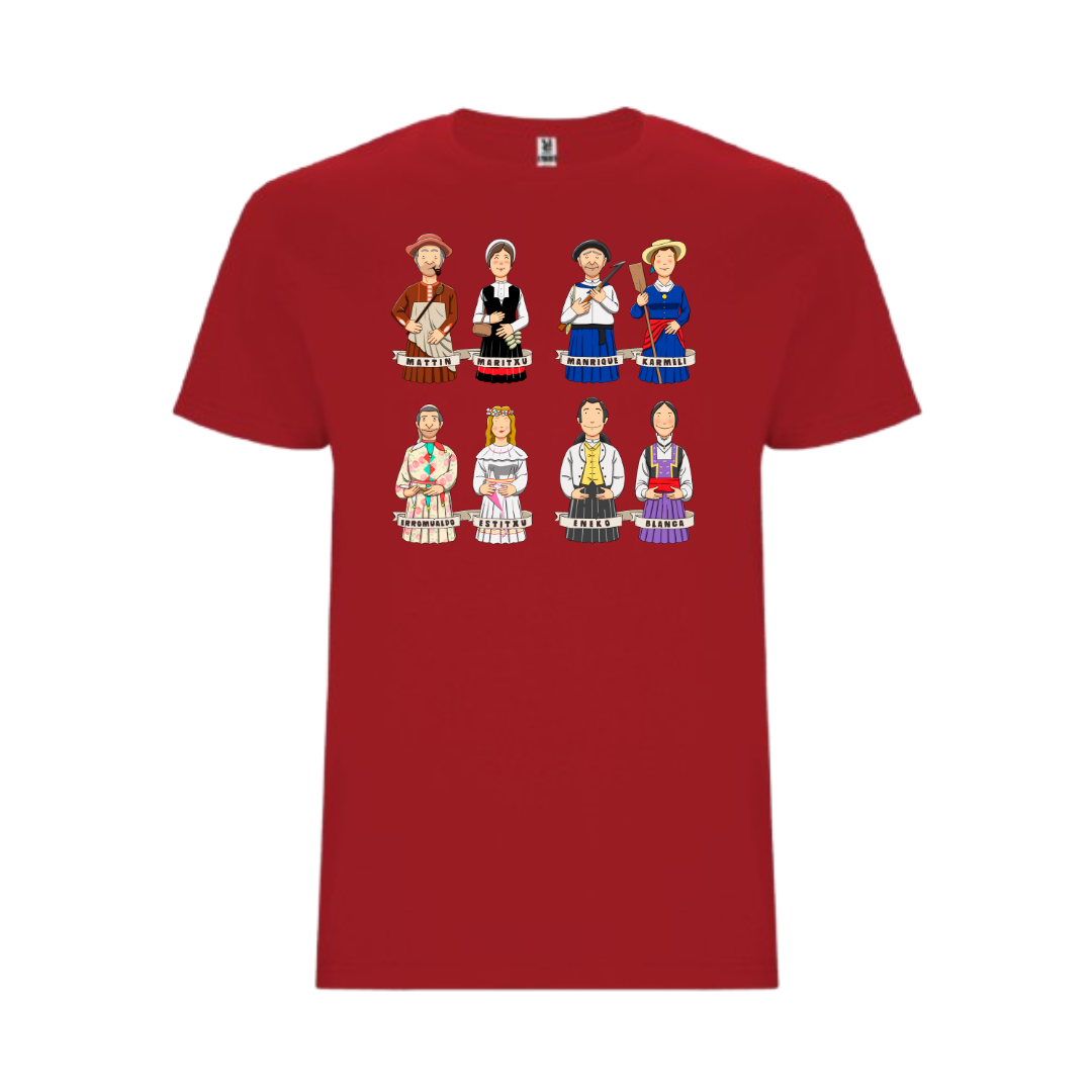 Pack Camiseta + Libro "Donostiako Erraldoiekin Oporretan" (Euskera)