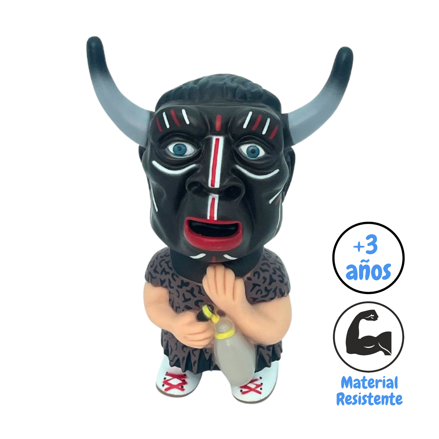 Mini Cabezudo Txaman – Tradición Vasca en Versión Infantil