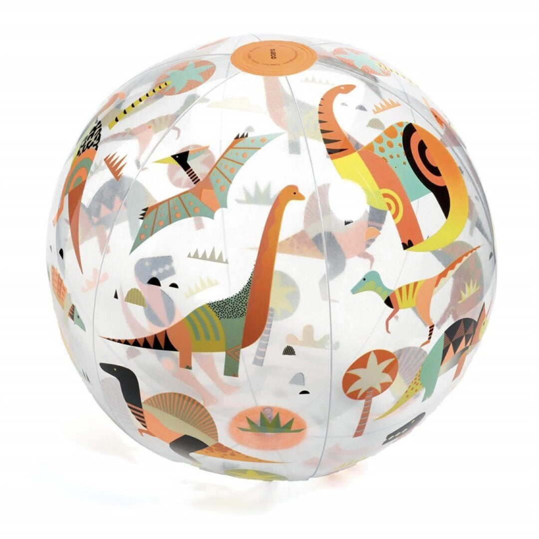 Pelota inflable Dino Ø 35 cm – Juego de habilidad