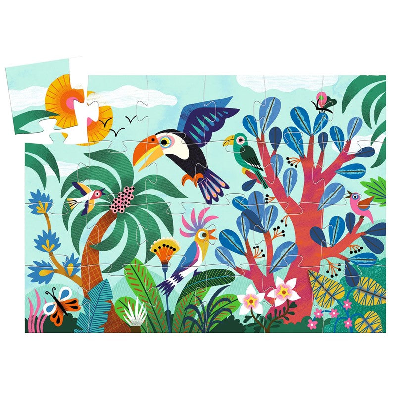 Puzzle de silueta Coco el tucán FSC – 24 piezas