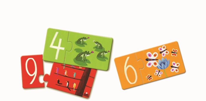 Puzzle educativo dúo Números – Juego infantil de aprendizaje