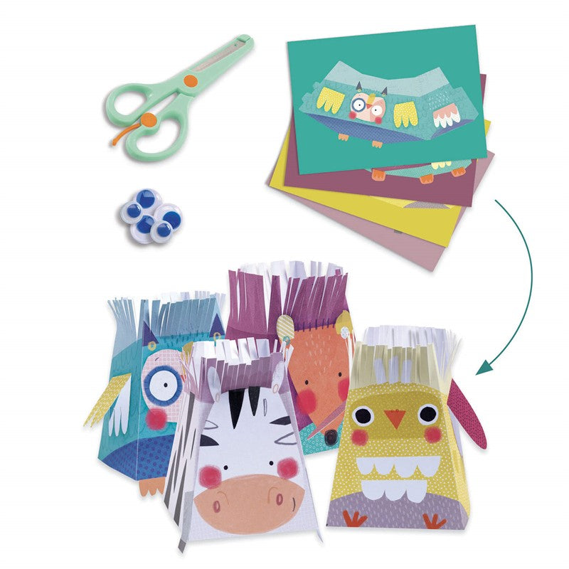 Cofre multiactividad Los animales y su casa – Kit creativo infantil completo