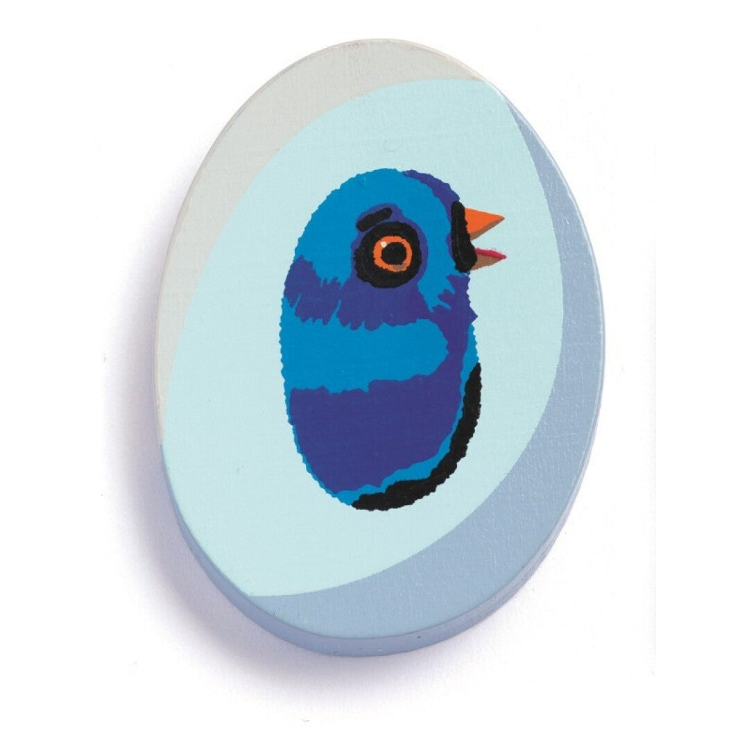 Letra Decorativa Infantil de Madera Animal O – Pájaro