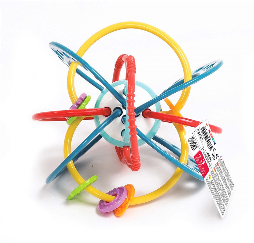 Sonajero sensorial bebé Ludi – Pelota multicolor