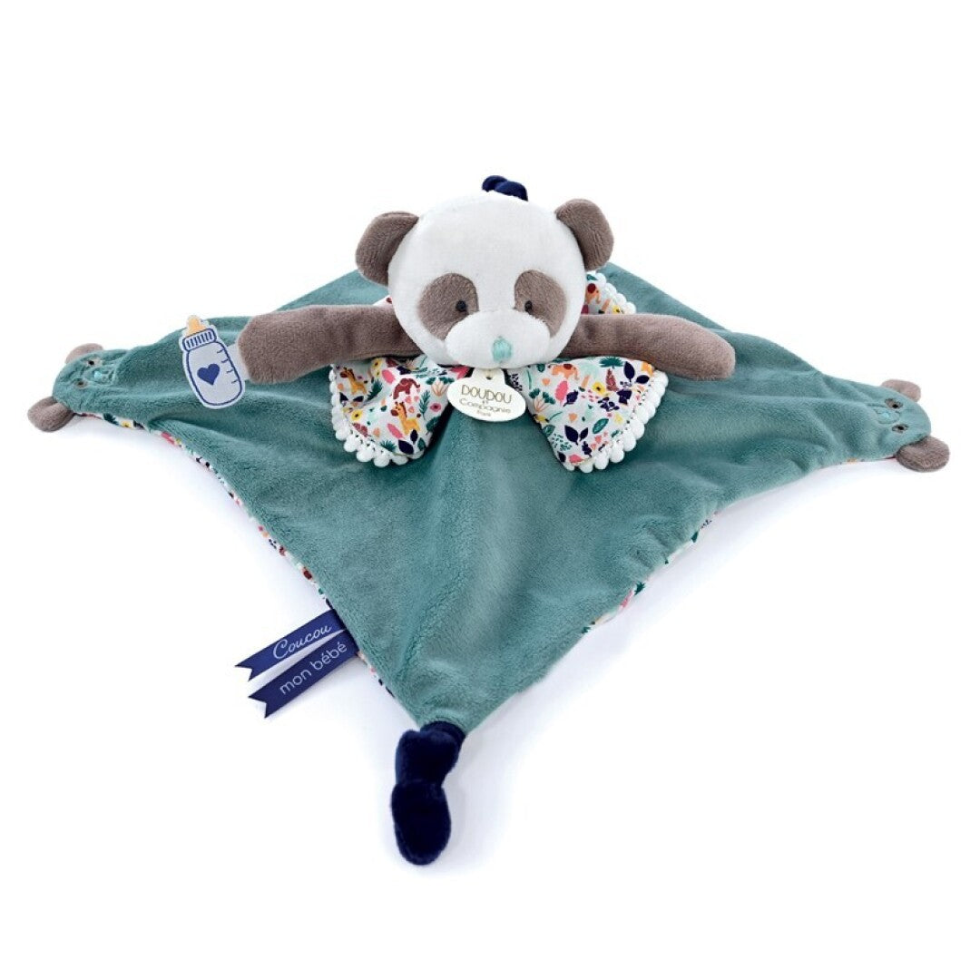 Doudou panda con marionetas de dedo – Doudou para bebé – Kulturdenda