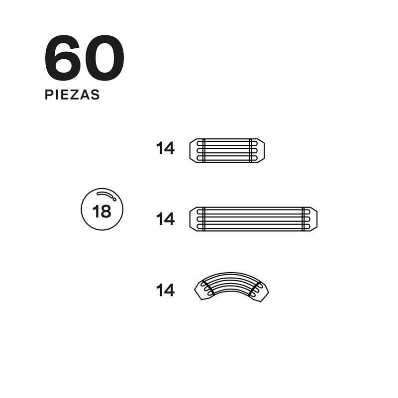 Imabars – Juego de construcción magnético con barras y esferas (60 piezas)