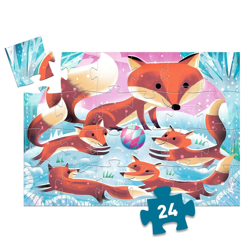 Puzzle de silueta Pequeño Zorro – 24 piezas