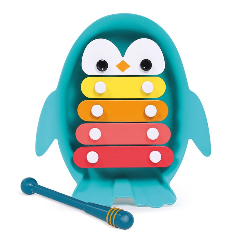 Xilófono infantil pingüino – Primer instrumento musical