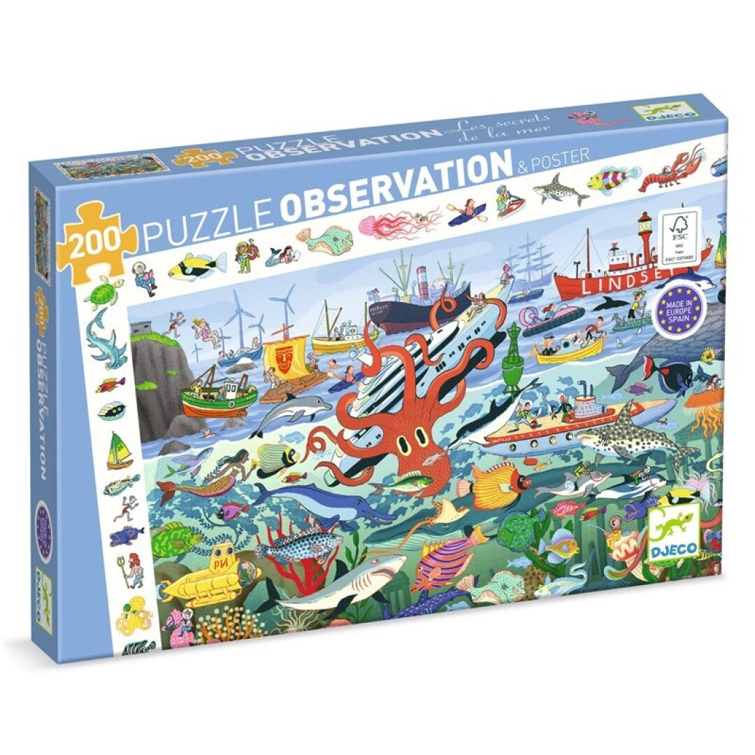 Observación Los Secretos del Mar FSC – 200 piezas