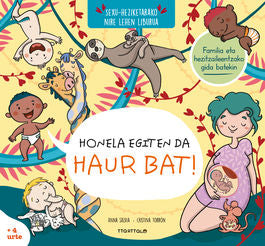 Honela egiten da haur bat