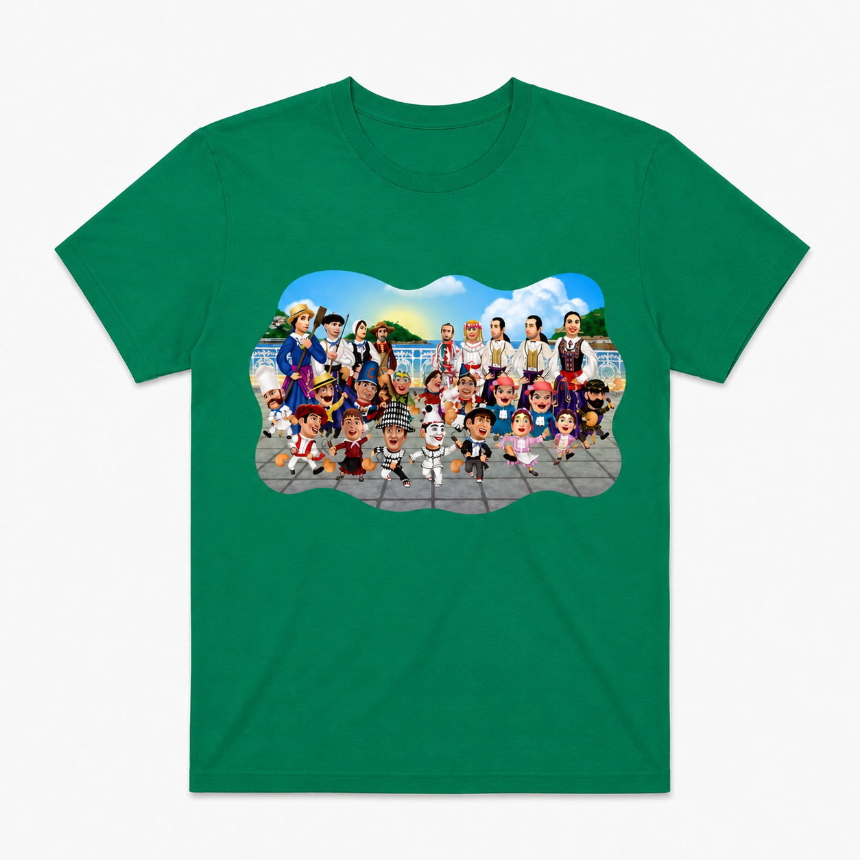 Pack Iruñeko Jaiak – Camiseta + Maskuria + Libro "Iruñeko Sanfermin Jaiak" (Euskera)