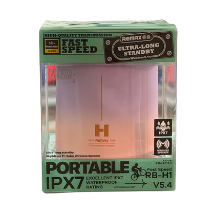 Altavoz inalámbrico portátil IPX7 con lanyard – 1200 mAh (G)