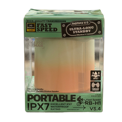 Altavoz inalámbrico portátil IPX7 con lanyard – 1200 mAh (G)