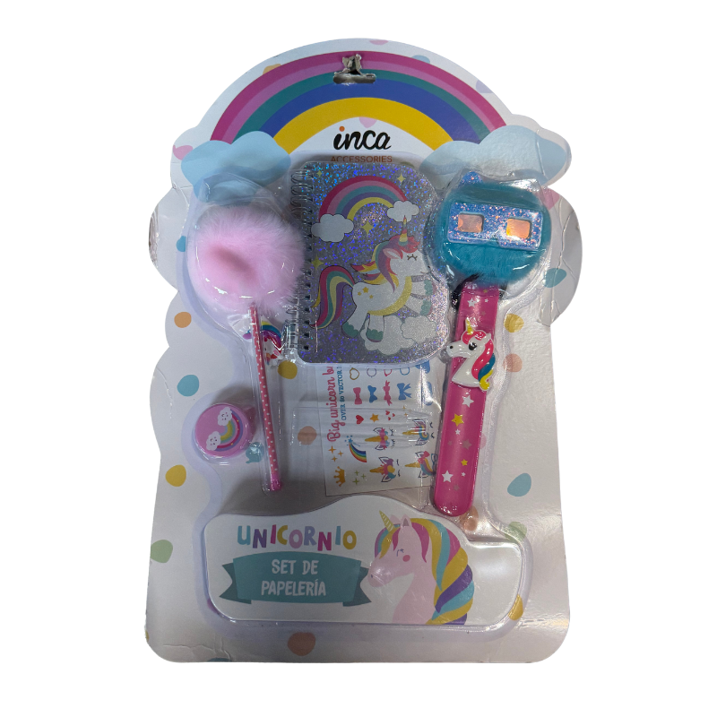 Set de Papelería Unicornio – Inca (N)