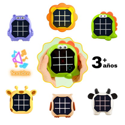 Juego 3 en Raya electrónico con luces, sonidos y 3 modos – Kulturdenda