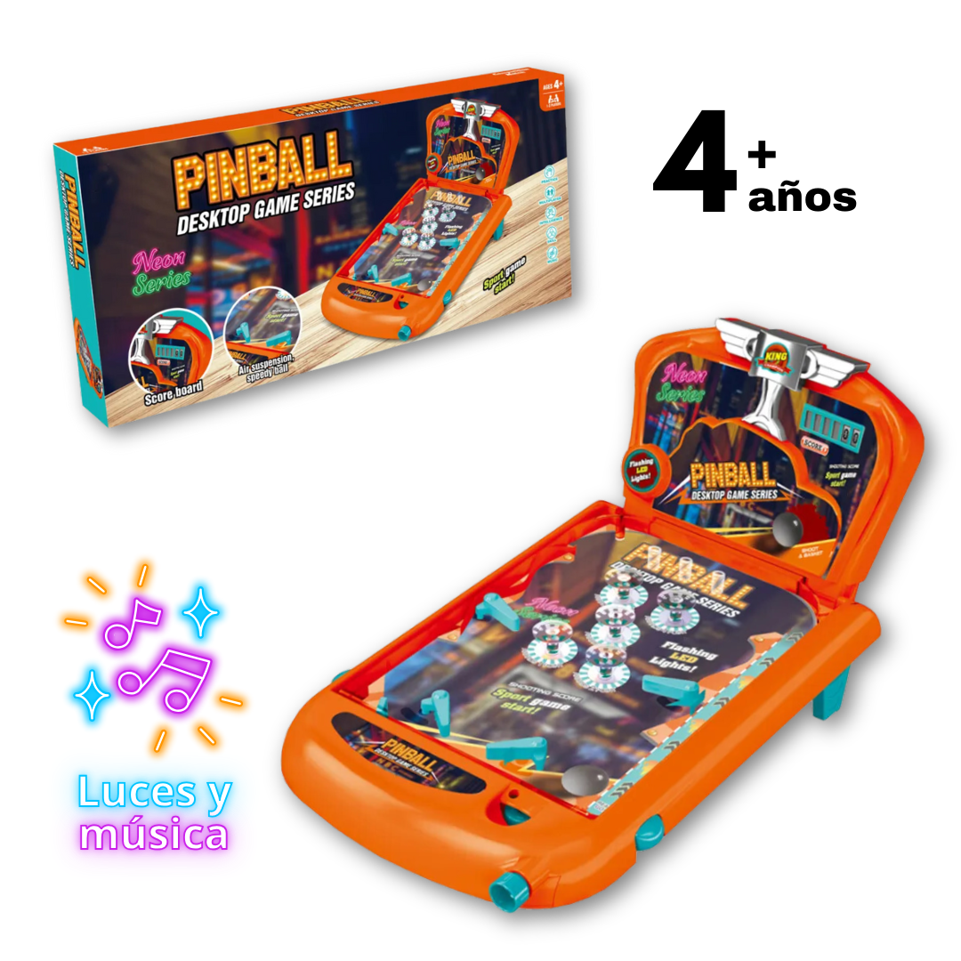 Pinball infantil arcade con luces y sonido – Kulturdenda