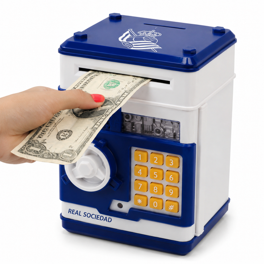 Hucha Electrónica Real Sociedad con Contraseña – Caja Fuerte Infantil