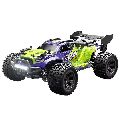 Coche teledirigido Ashes 4x4 verde y morado