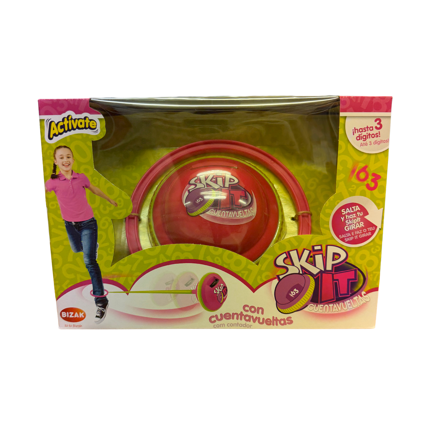 Skip It con Cuentavueltas – Juguete Activo para Niños y Niñas (O,Q)