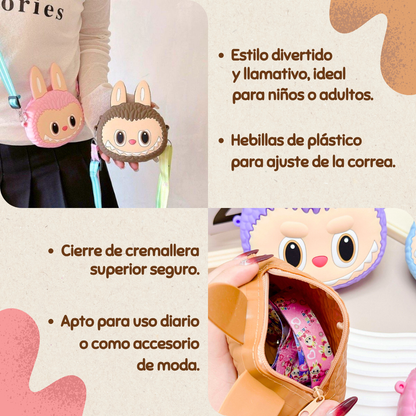 Labubu - Cartera de Silicona